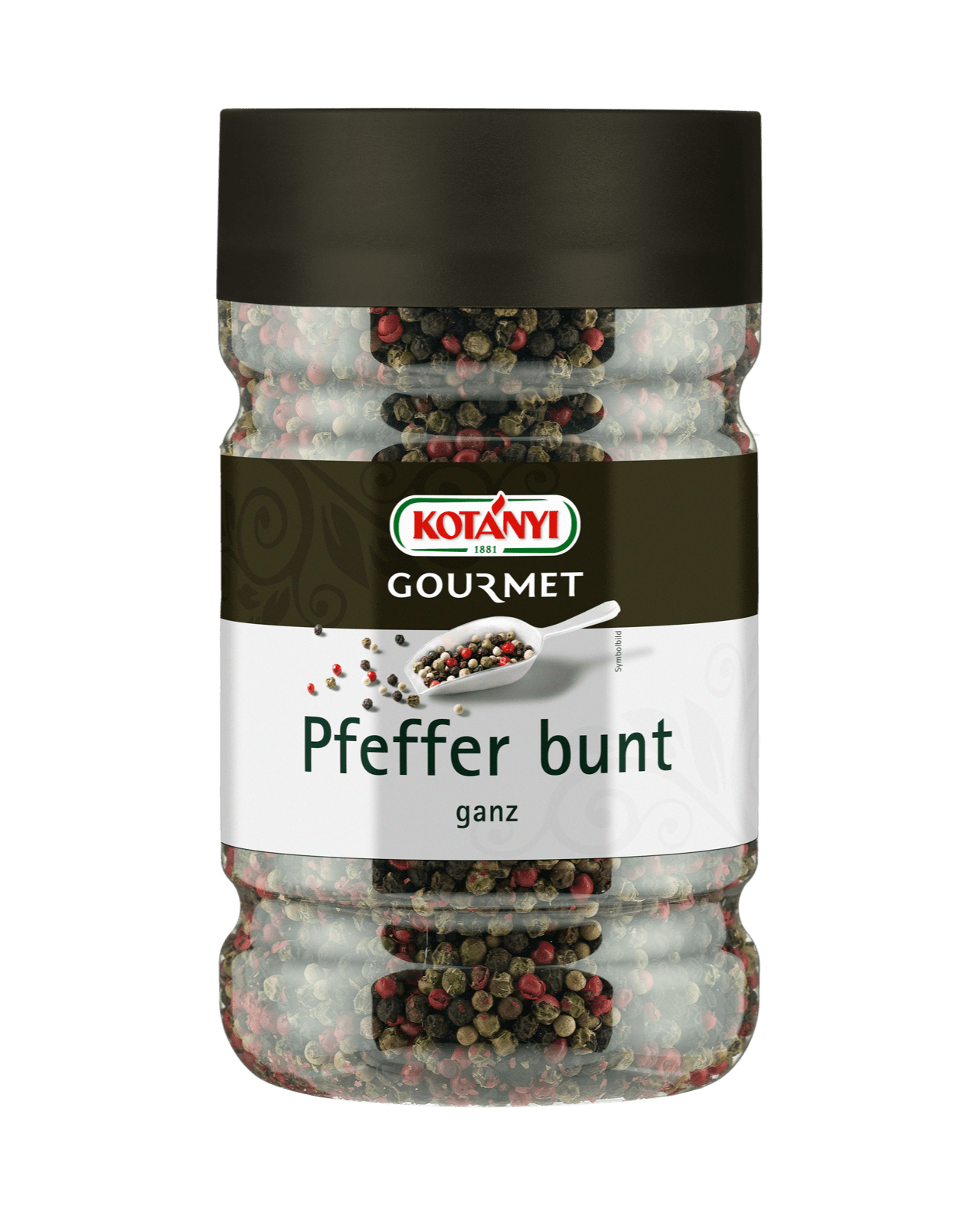 Kotányi Gourmet Pfeffer bunt ganz in der 1200ccm Dose